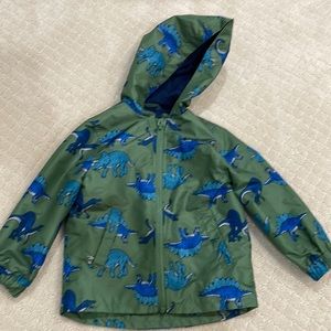 Carters 2T Dinosaur Print Rain Jacket